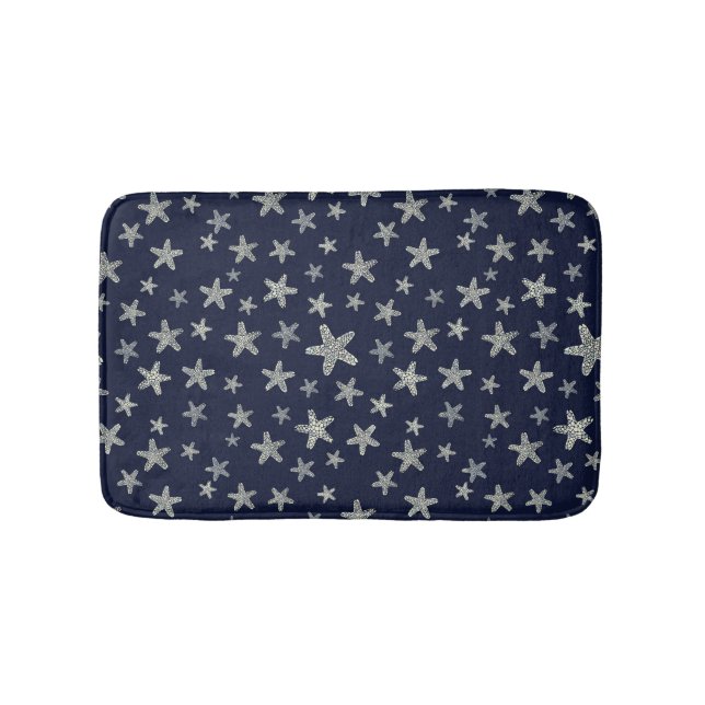 Sea Of Starfish Pattern Bath Mat (Front)
