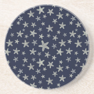 Sea Of Starfish Pattern Coaster