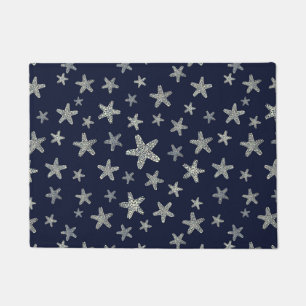 Sea Of Starfish Pattern Doormat