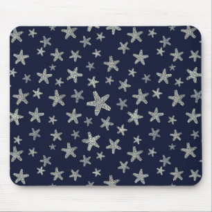 Sea Of Starfish Pattern Mouse Pad