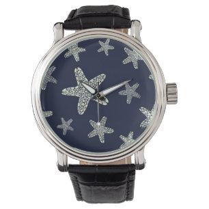 Sea Of Starfish Pattern Watch