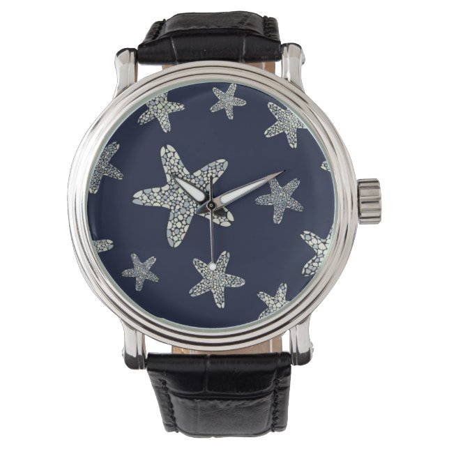 Sea Of Starfish Pattern Watch (Front)