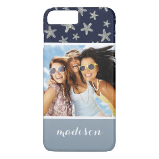 Sea Of Starfish Pattern | Your Photo & Name Case-Mate iPhone Case