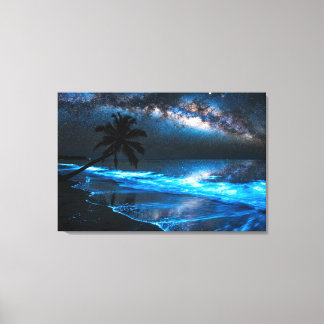 Sea of Stars Bioluminescence - Vaadhoo Maldives Canvas Print