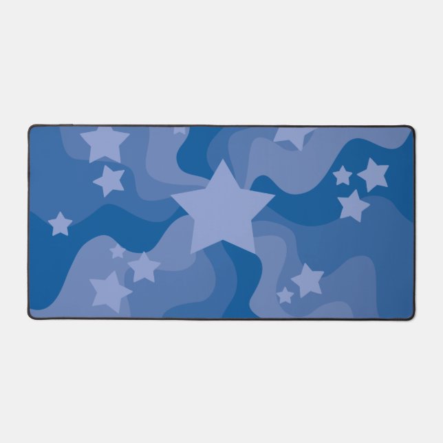 Sea of Stars - Blue Desk Mat (Front)