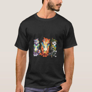 Sea Of Thieves Three Pirate Cats  T-Shirt