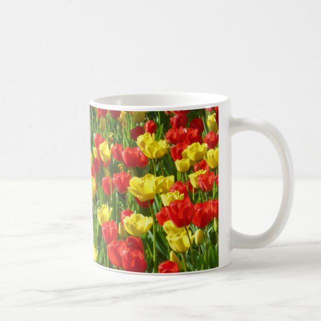 Sea of Tulips III Coffee Mug (Right)