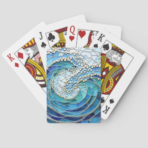 Sea of Waves Mosaic Art Playing Cards