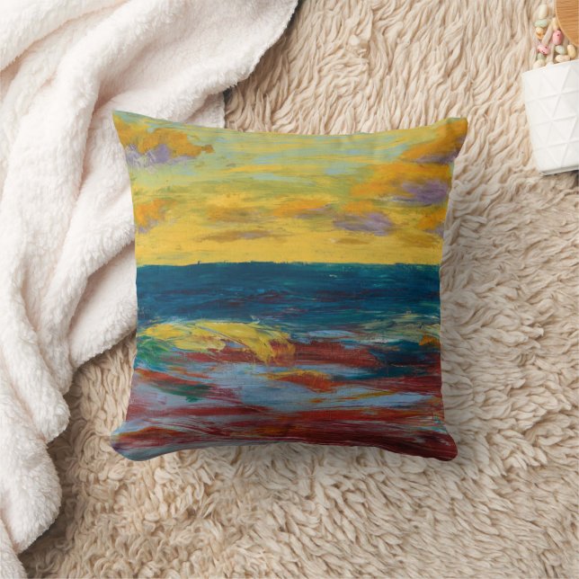 Sea Off of Alsen | Emil Nolde | Cushion (Blanket)