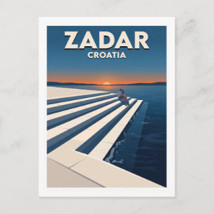 Sea Organ, Zadar, Croatia Postcard