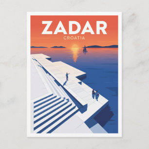 Sea Organ, Zadar, Croatia Souvenir Postcard