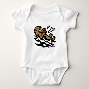 Sea otter baby bodysuit