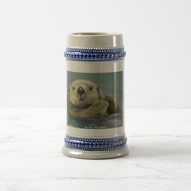 Sea Otter Beer Stein (Center)