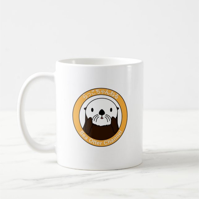 Sea Otter Channel Logo Coffee Mug (Left)