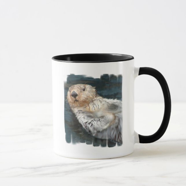Sea Otter Coffee Mug (Right)