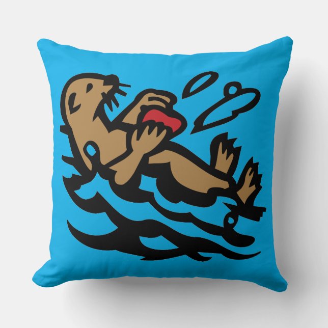 Sea otter cushion (Front)