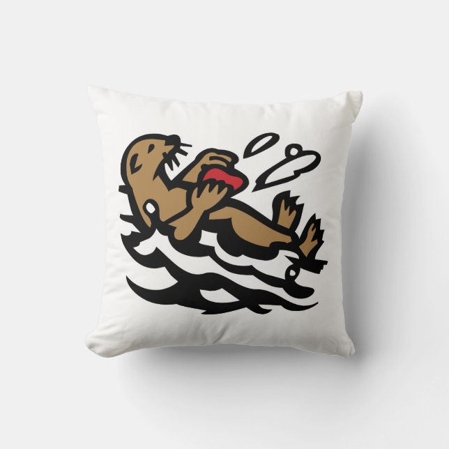 Sea otter cushion (Front)