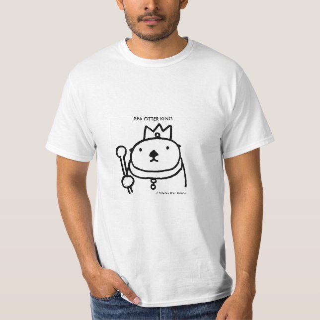 Sea Otter King T-Shirt (Front)