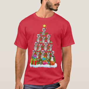 Sea Otter Lover Xmas Holiday Funny Sea Otter Chris T-Shirt