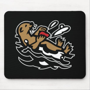 Sea otter mouse pad