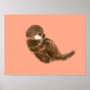 Sea otter poster