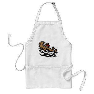 Sea otter standard apron