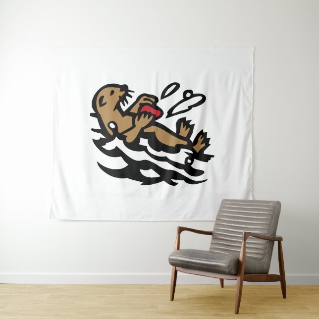 Sea otter tapestry (In Situ (Horizontal))