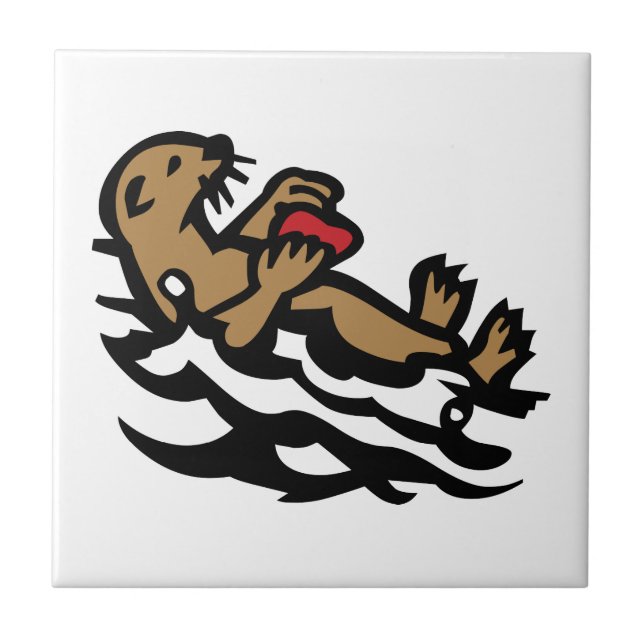 Sea otter tile (Front)