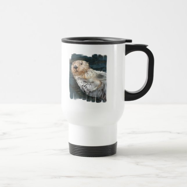 Sea Otter Travel Mug (Right)