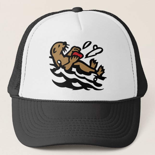 Sea otter trucker hat (Front)