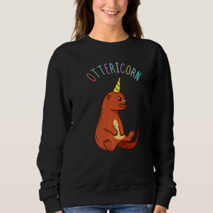 Sea Otter Water Fish River Otter Unicorn Marine Ma Sweatshirt