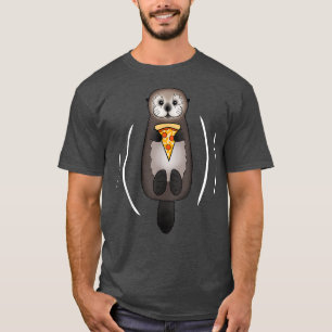 Sea Otter With Pizza  T-Shirt