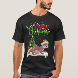 Sea Otter   Xmas Decorations Santa Sea Otter Chris T-Shirt