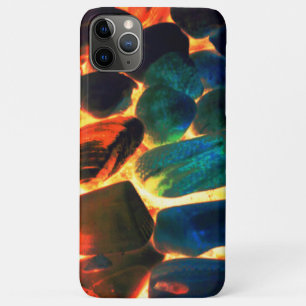 Sea oyster shell on red-hot volcanic lava or ember Case-Mate iPhone case