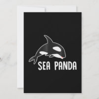 Sea Panda - Funny Killer Whale Orca Marine Biology