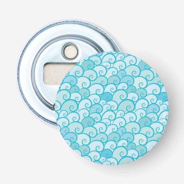 Sea Pattern Bottle Opener (Front)
