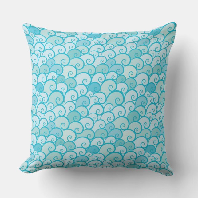 Sea Pattern Cushion (Front)