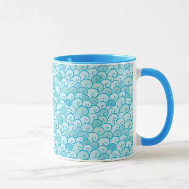 Sea Pattern Mug (Right)