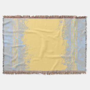 Sea patterned beach toned pattern throw blanket