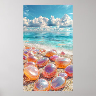 Sea pebbles poster