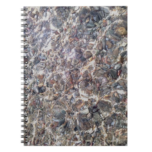 Sea pebbles Underwater Photo Notebook (Front)