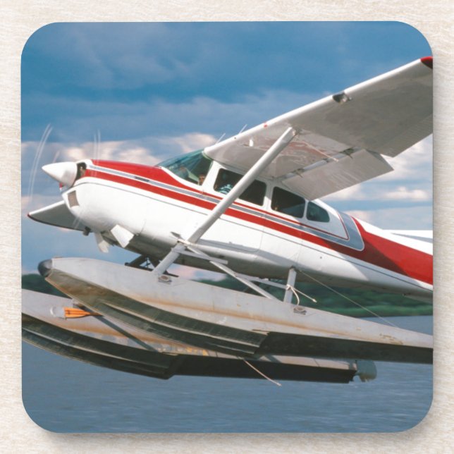 Sea Plane Taking Off, Victoria Falls, Zimbabwe Coaster (Front)