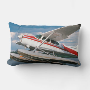 Sea Plane Taking Off, Victoria Falls, Zimbabwe Lumbar Cushion