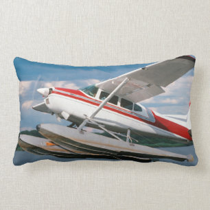 Sea Plane Taking Off, Victoria Falls, Zimbabwe Lumbar Cushion