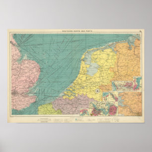 Sea ports of England Poster