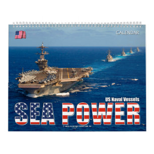 SEA POWER – US Naval Vessels Calendar