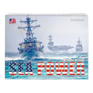 SEA POWER – US Naval Vessels Calendar