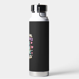 Sea Reptile Turtle Lovers Just A Girl Who Loves Tu Water Bottle