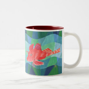 Sea Robin Two-Tone Coffee Mug