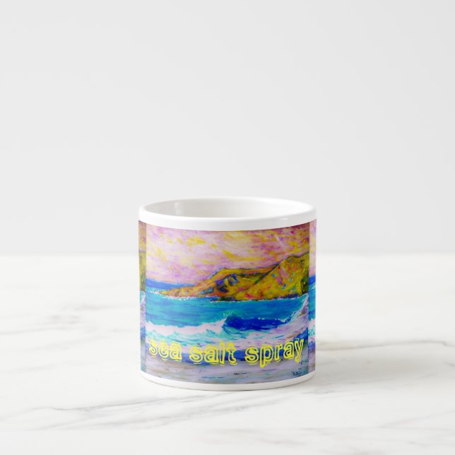 sea salt spray Art Espresso Cup (Front)